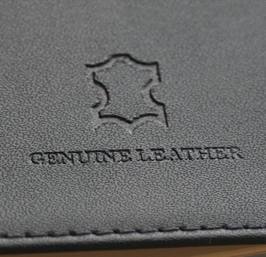 DE-BOSSED LEATHER