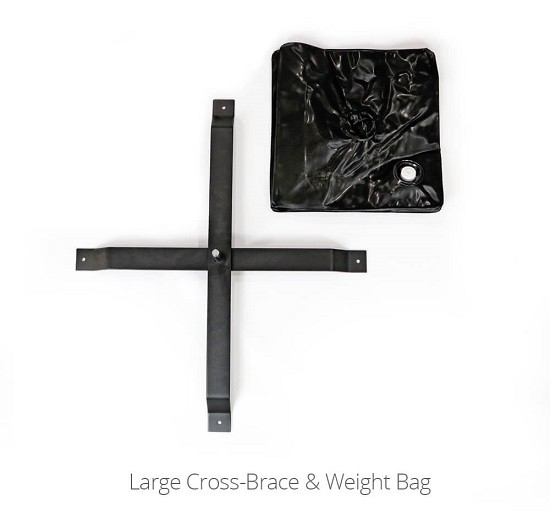 CROSS BRACE AND WEIGHT BAG