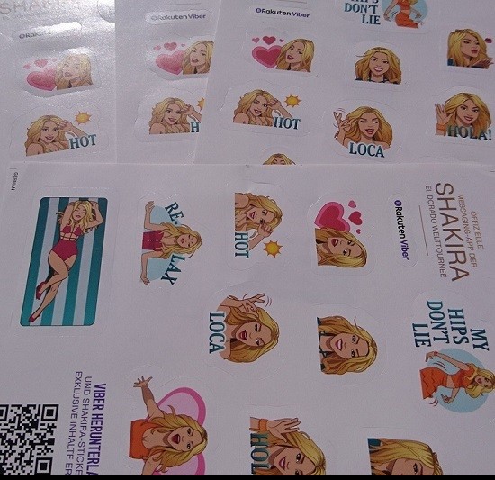 VARIOUS PRINTED STICKERS