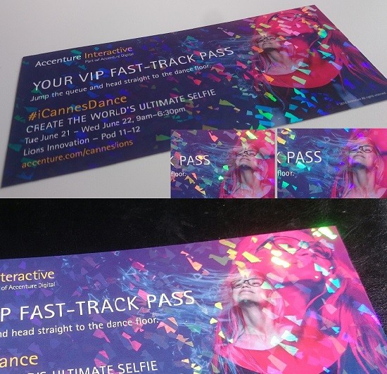 HOLOGRAPHIC INVITES