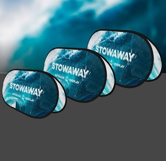 STOWAWAY DISPLAY BANNERS